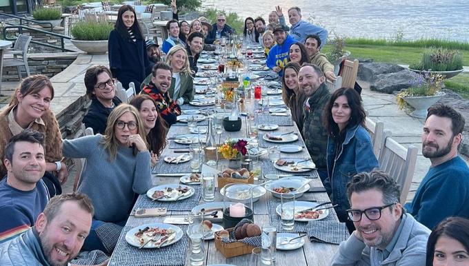 Jennifer Aniston et Courteney Cox, Jason Bateman, Jimmy Kimmel et Jimmy