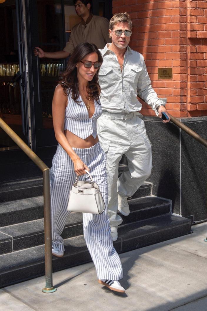 PHOTOS Les Plus Beaux Looks De Brad Pitt Et Ines De Ramon Le Couple PHOTOS Les Plus Beaux Looks De Brad Pitt Et Ines De Ramon Le Couple