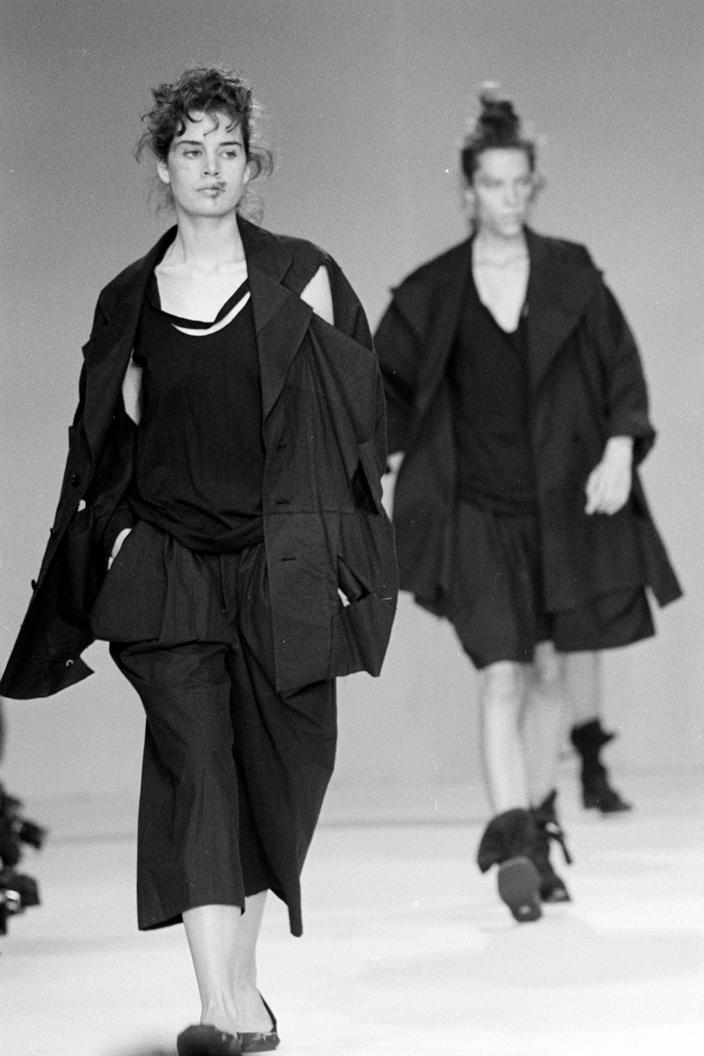 Défilé Comme des garçons printemps 1983, le 25 mars 1982.