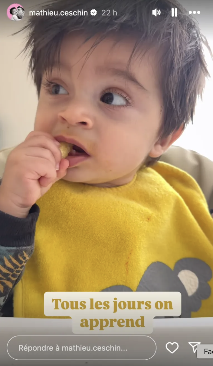 Avec ses deux petites dents” : Mathieu (L'amour est dans le pré) ému, son fils grandit trop vite
