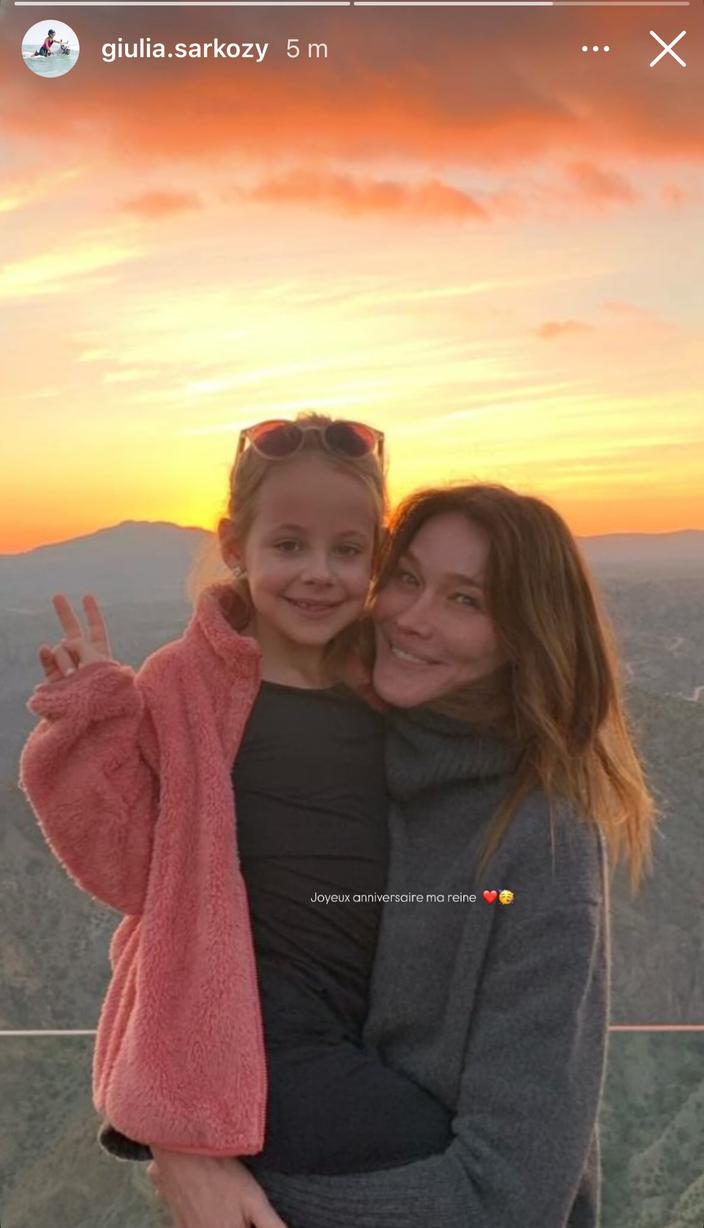Carla Bruni A 57 Ans Sa Fille Giulia D voile Une Sublime Photo De 