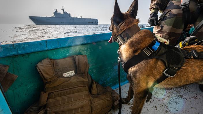 La Marine nationale saisit de nouveau plusieurs tonnes de stupéfiants