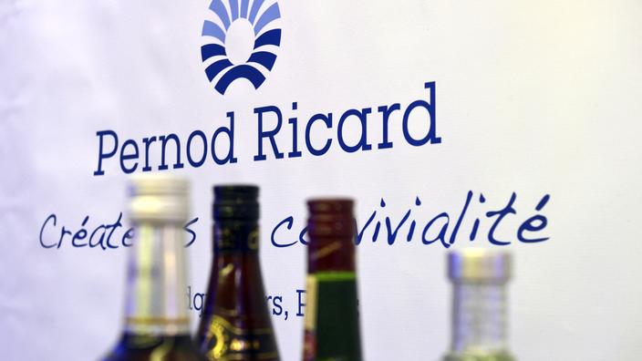 pernod ricard annonce un chiffre d affaires en hausse de 22 sur le trimestre