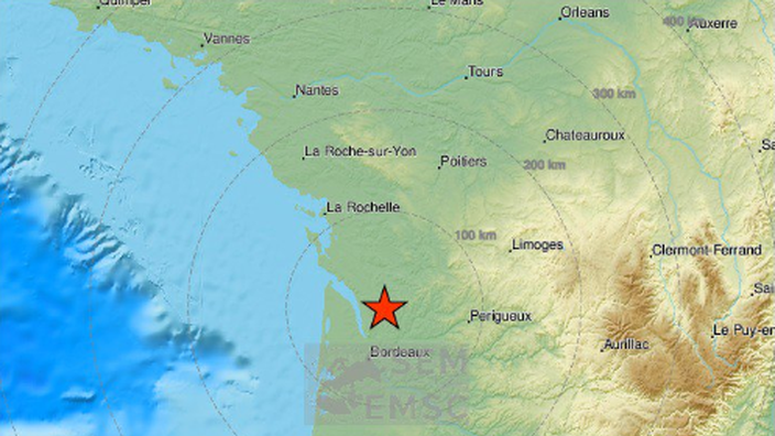 Tremblement De Terre Brest Aujourd Hui Après Brest, un séisme de magnitude 5.0 enregistré ce matin à Bordeaux