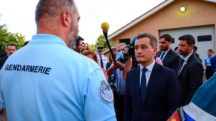Darmanin rend hommage à la jeune gendarme tuée en Lot-et-Garonne