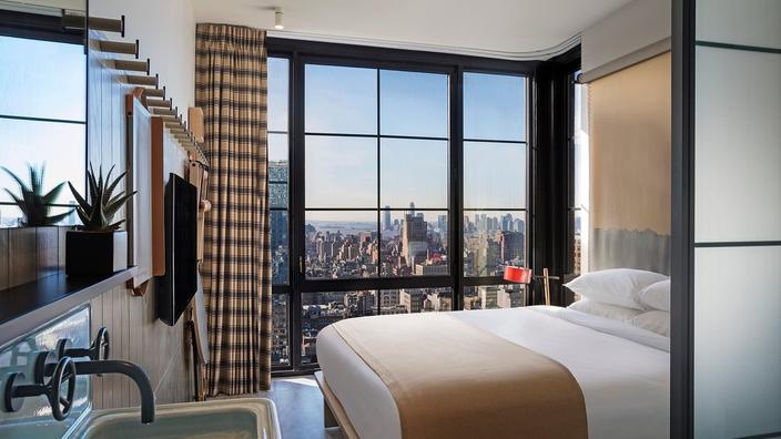 Moxy Chelsea hotel in New York, the expert opinion of Figaro