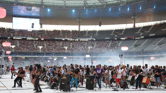 Concert Rockin'1000 - Stade De France 2022 Le concert géant Rock in'1000 reporté à mai 2022 au Stade de France