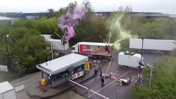 Milieuactivisten sloten pakhuizen van McDonald’s