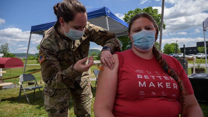 the small rural state of Vermont, champion of vaccination in the United States