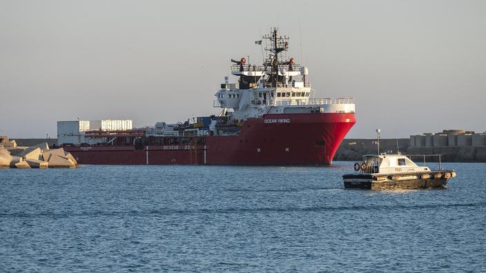 Gli Ocean Vikings hanno autorizzato lo sbarco di 572 migranti in Sicilia, secondo SOS Méditerranée