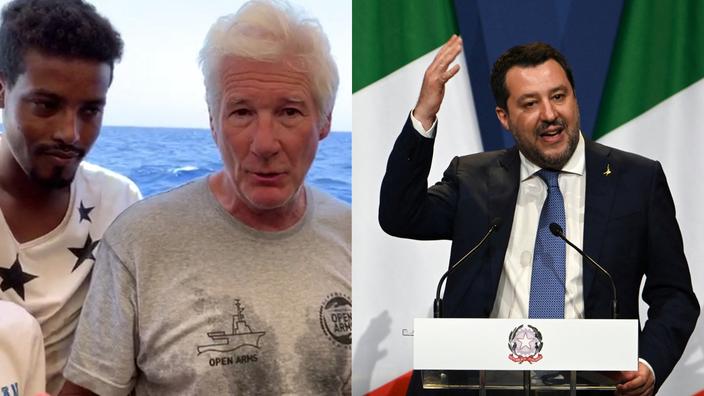 Matteo Salvini sogna di affrontare Richard Gere durante il processo per “abuso di potere”