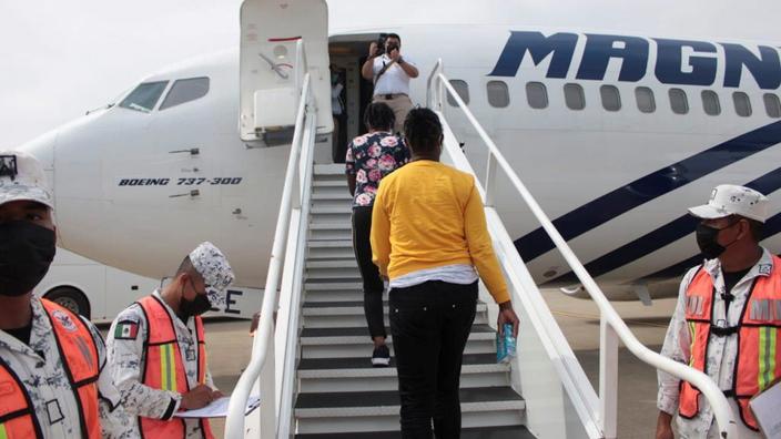 México inicia repatriación de migrantes haitianos voluntarios