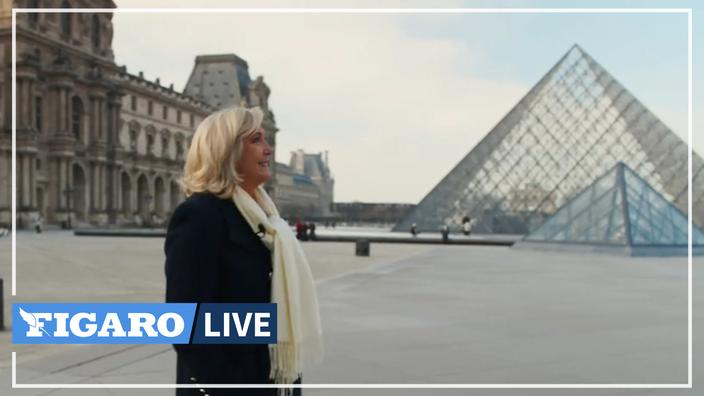 The Louvre calls for the removal of Marine Le Pen’s video