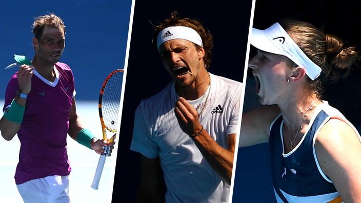 Regarder la vidéo Open d'Australie : Nadal, Zverev, Krejcikova, ce qu'il faut retenir de la nuit à Melbourne