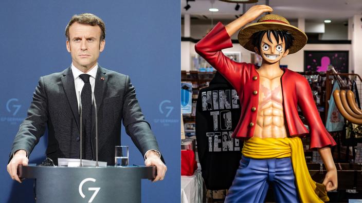 Emmanuel Macron And The Manga One Piece An Interested Love Story The Limited Times