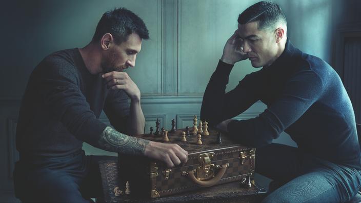 La Campagne Louis Vuitton Avec Cristiano Ronaldo Et Lionel Messi Bat