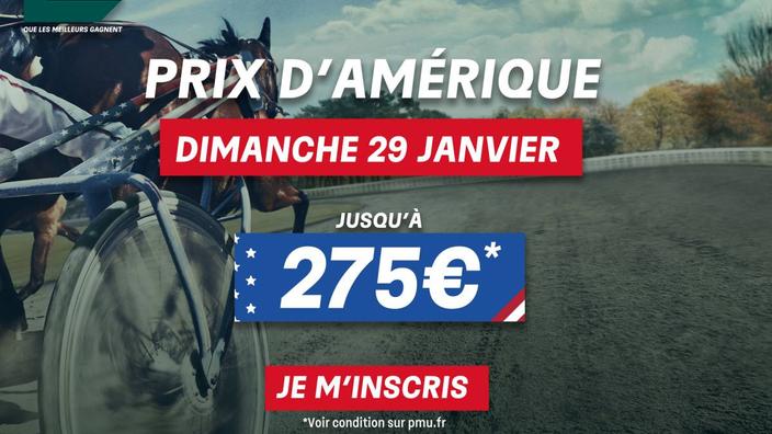 PMU : profitez de 275 euros en pariant sur le Prix d'Amérique 2023
