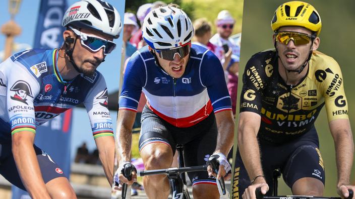 Championnat du monde de cyclisme 2023 Alaphilippe, Madouas et Laporte