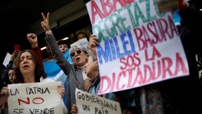 Manifestation en Argentine contre Javier Milei : le gouvernement veut ...