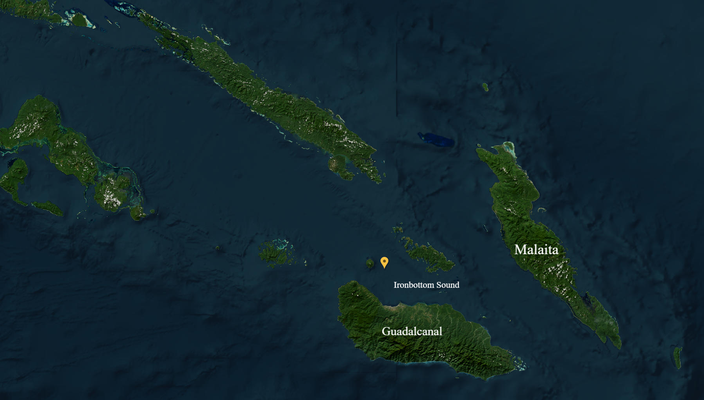 Pièces Commémoratives Guerre Mondiale 2 Bataille De Guadalcanal - 5 Pièces Plaqué Or 24ct - Boîte Présentation - Collection