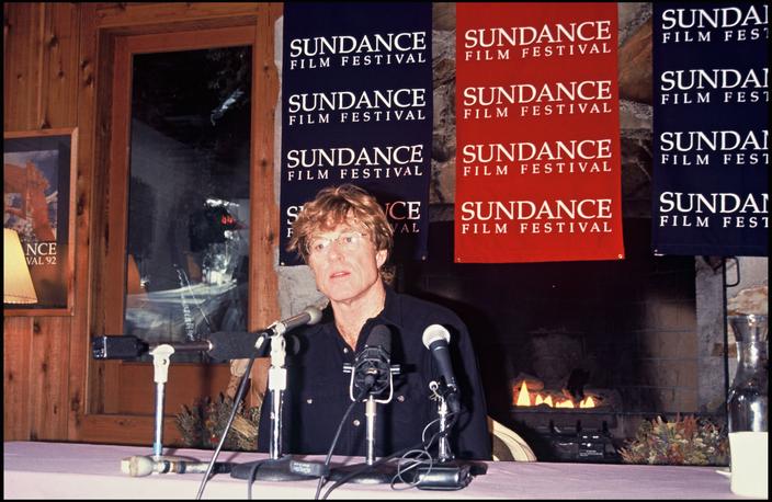 ARCHIVES - ROBERT REDFORD AU FESTIVAL DE SUNDANCE EN 1993