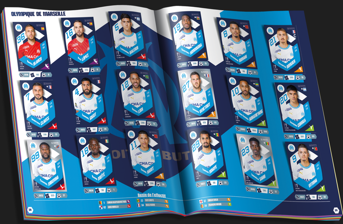 VIGNETTES CARTES PANINI FOOTBALL ADRENALYN LIGUE 1 2018/19 10 à choisir