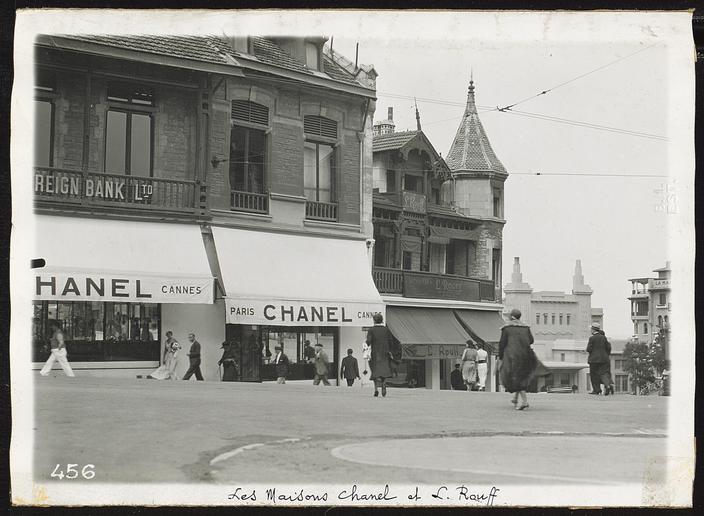 La boutique Chanel dans la villa Larralde début des années 1920