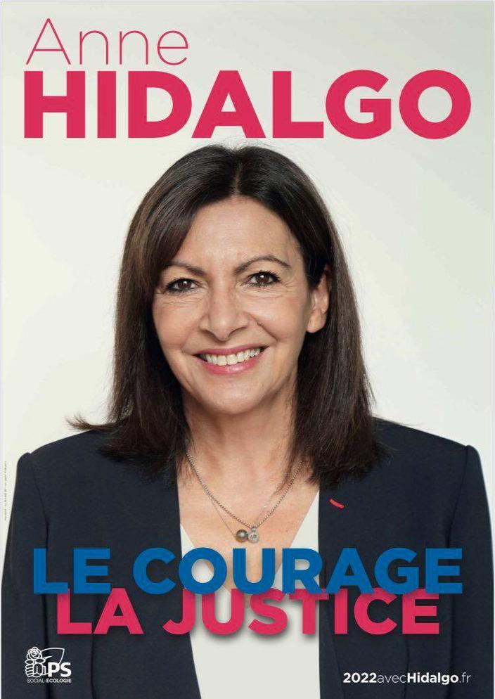 Présidentielle 2022 : La Première Affiche De Campagne D'Anne Hidalgo ...