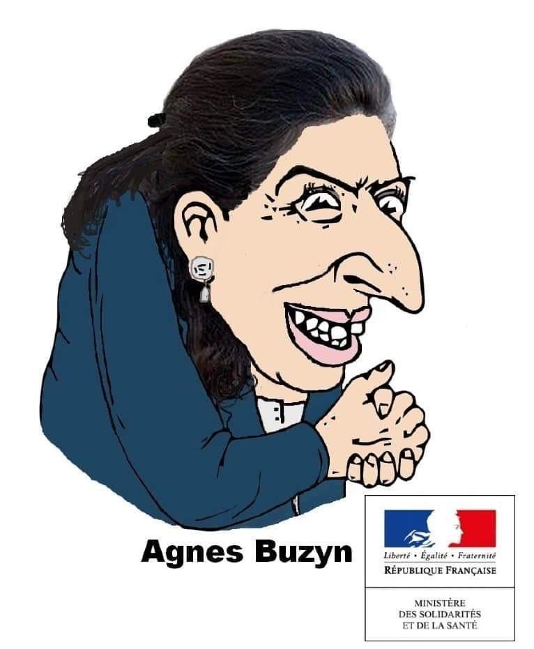 Caricature à caractère antisémite d'Agnès Buzyn.