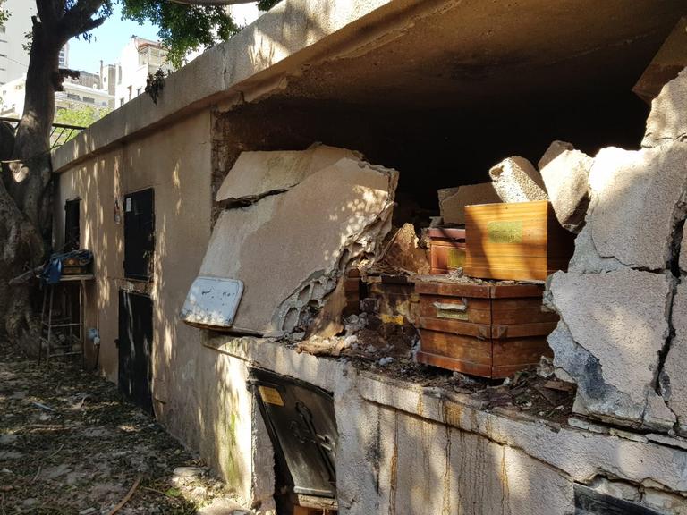Le quartier de Mar Mikhael a été dévasté par les explosions.