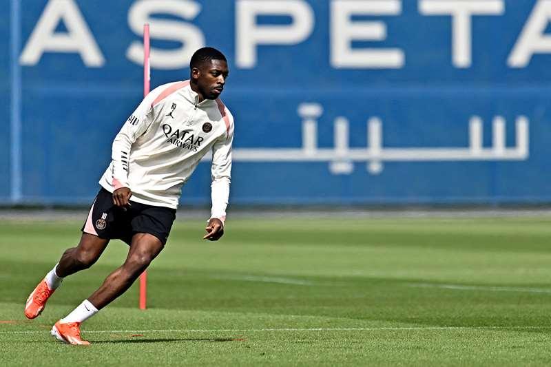 Ligue des champions : Ousmane Dembélé a repris l'entraînement collectif avec le PSG