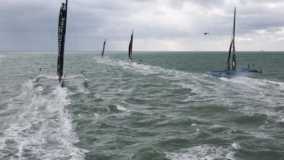 Revivez le départ canon des bateaux de la Transat Café L’Or dans une ...