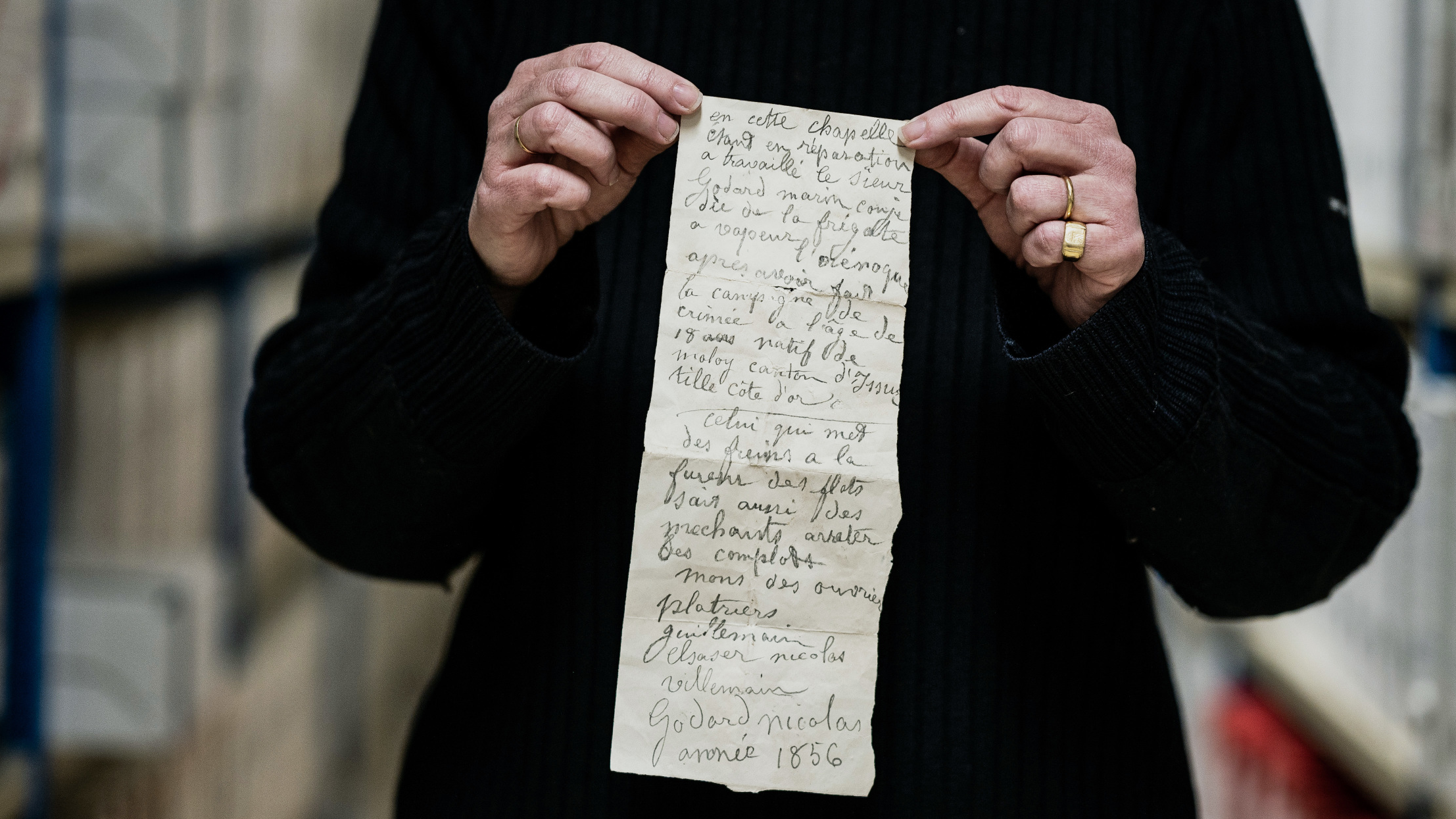 À Dijon, découverte dans une chapelle d'un troublant message écrit il y a 165 ans