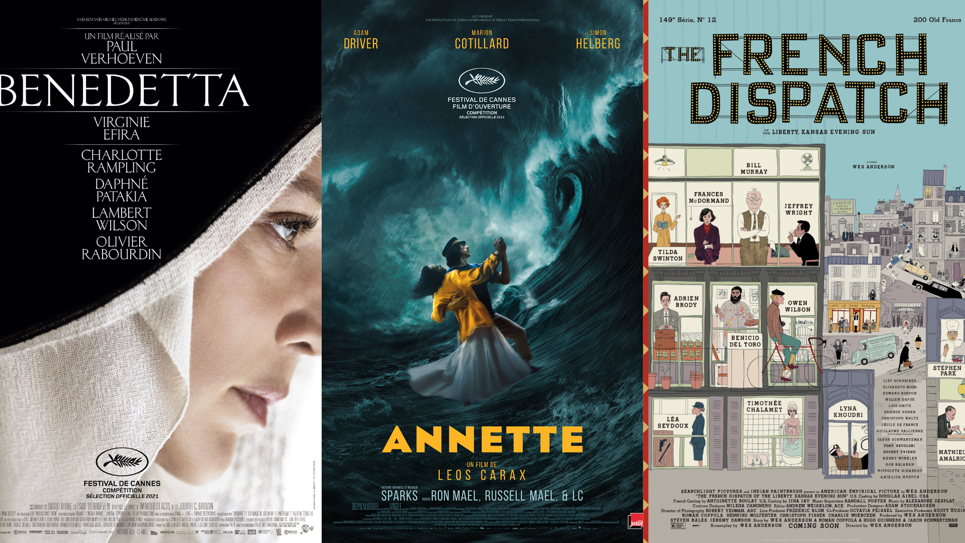 Festival de Cannes 2021 la liste des 24 films en compétition officielle
