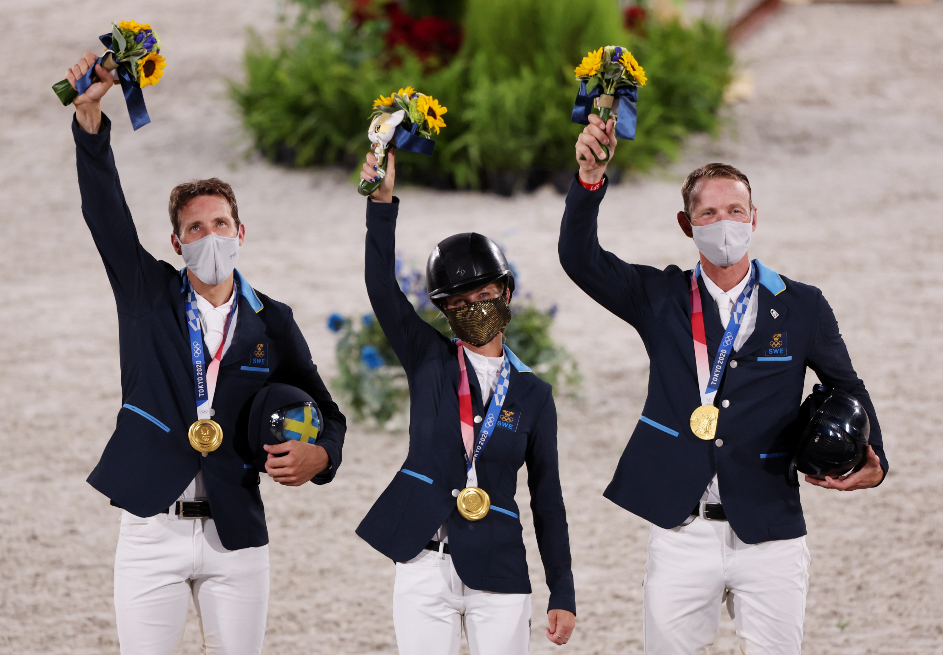 JO, Equitation : Les Suédois titrés au saut d'obstacles par équipes