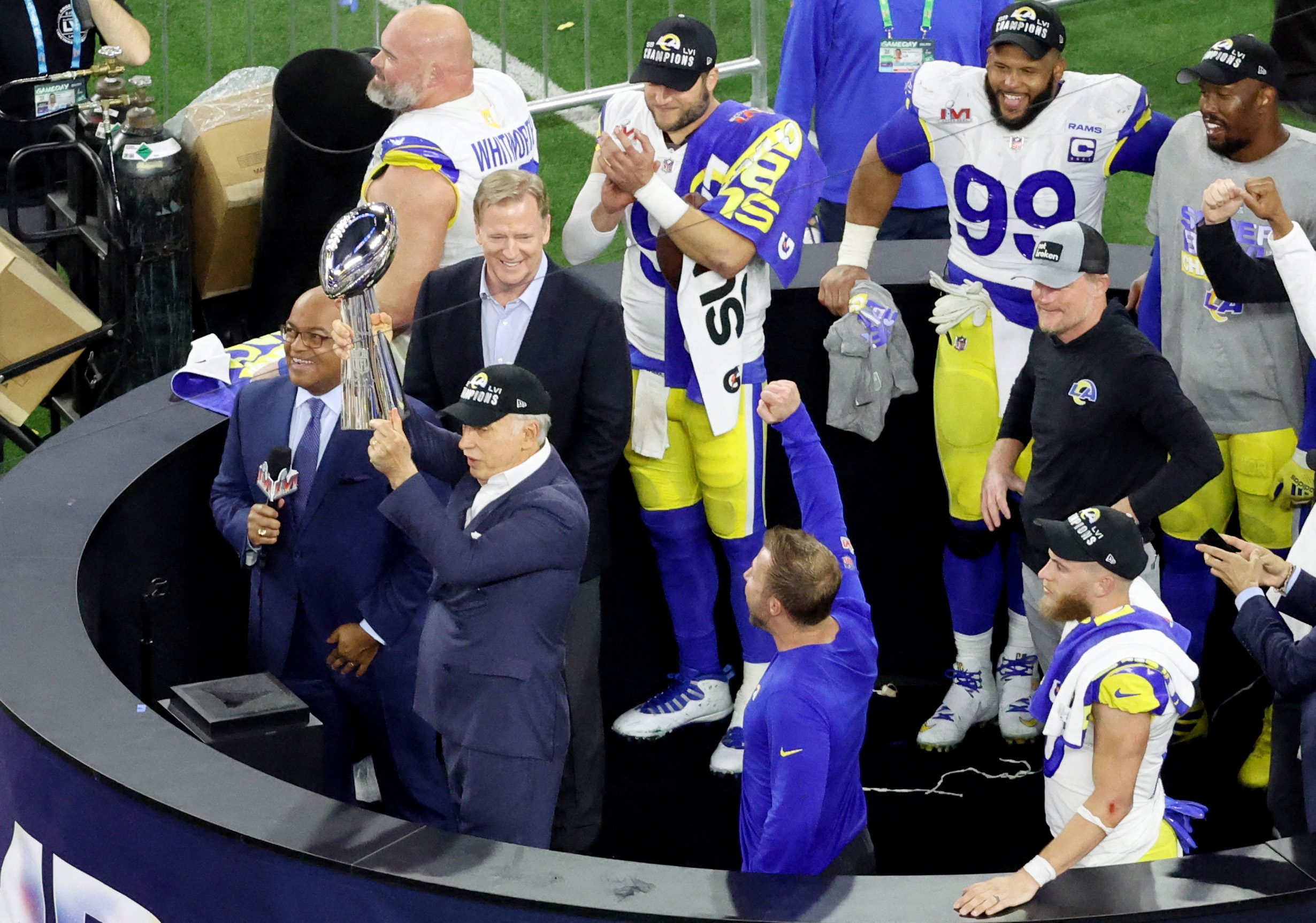 Bengals y Rams ganan y chocaran en el Super Bowl en Los Angeles