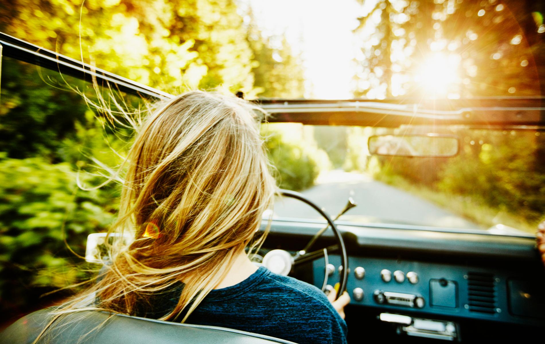 C'est l'heure de l'excursion, Le trajet en voiture