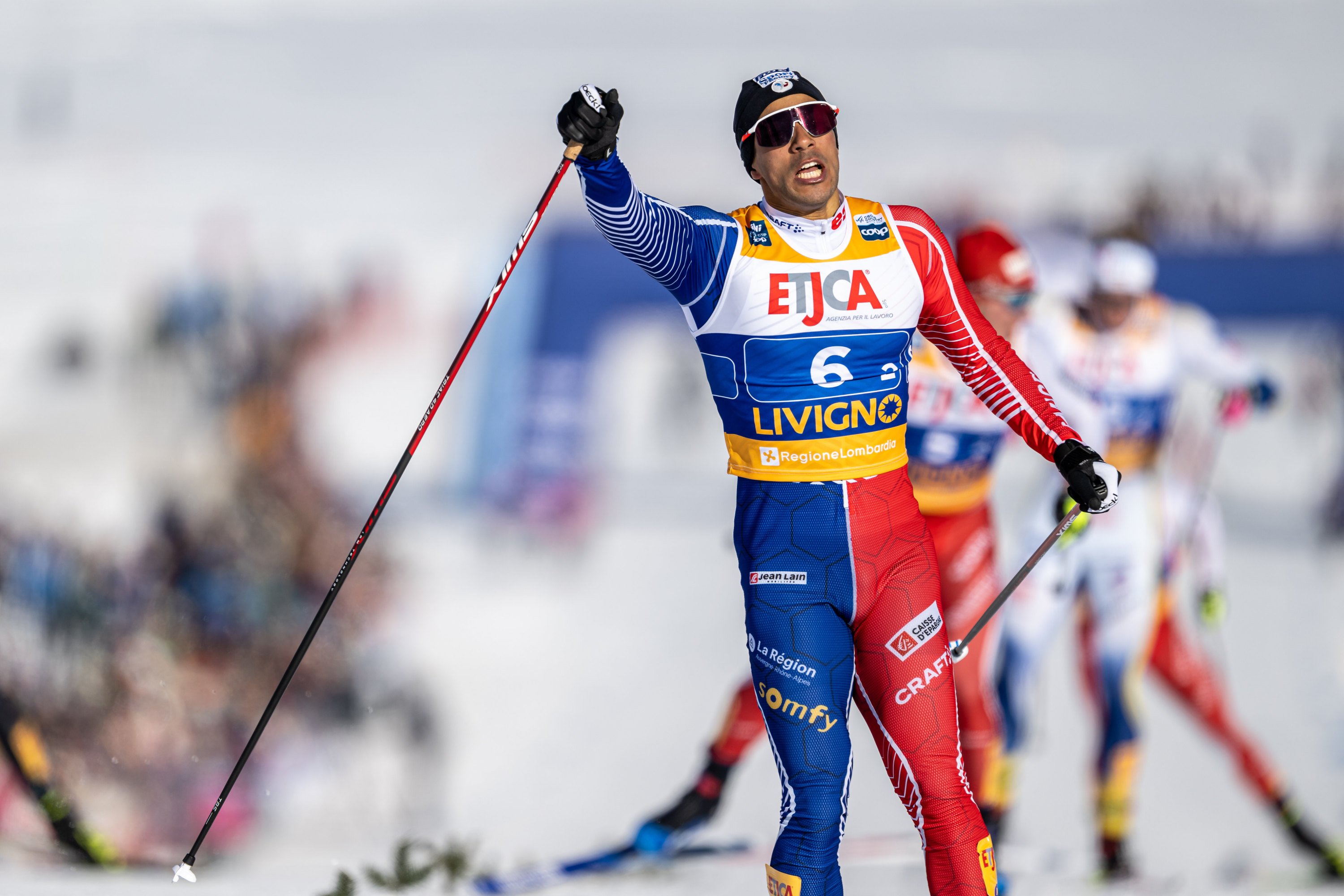 Ski de fond: Jouve remporte le sprint des Rousses devant Klaebo