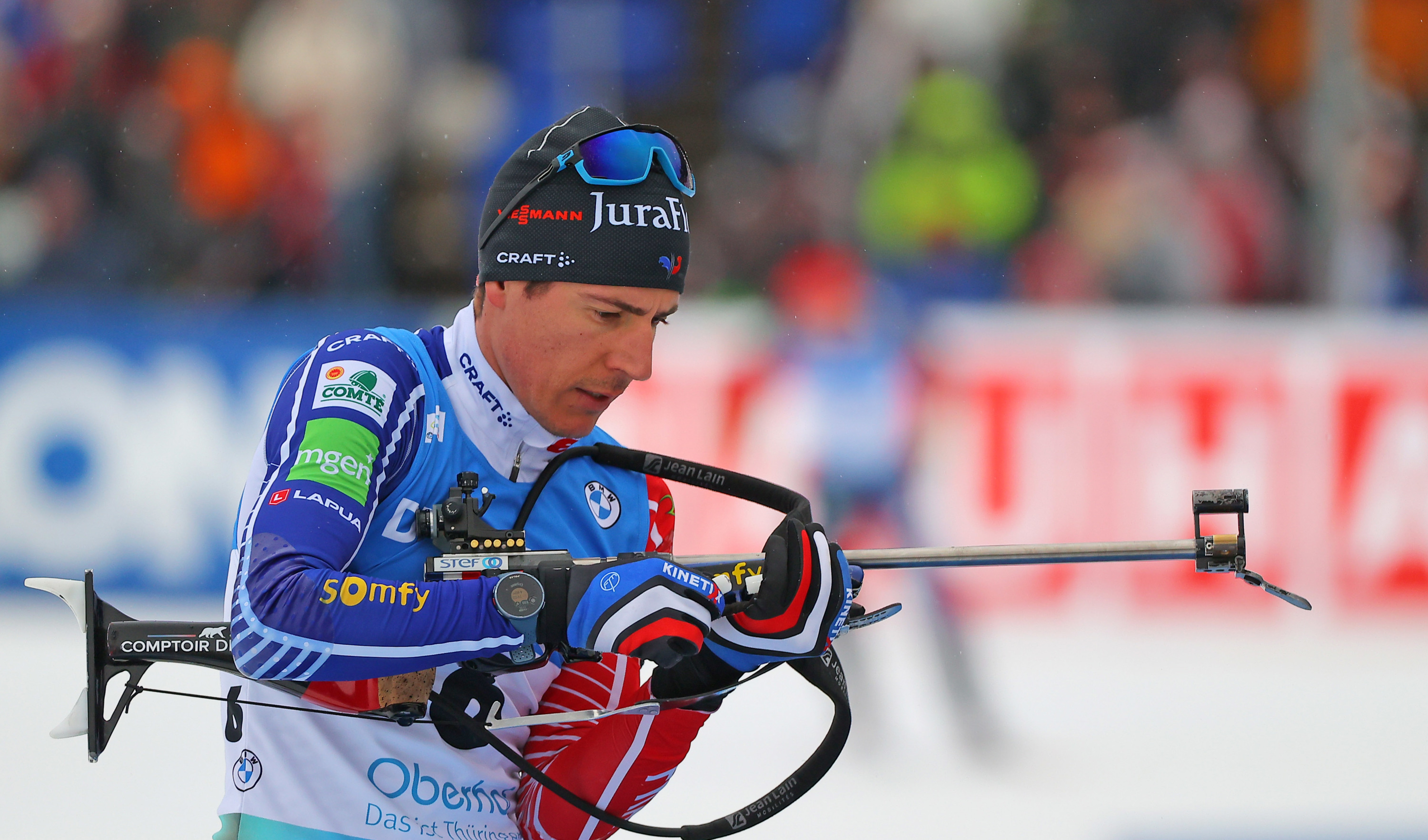Biathlon : Fillon Maillet derrière Boe en poursuite à Oslo, son 2e podium de la saison