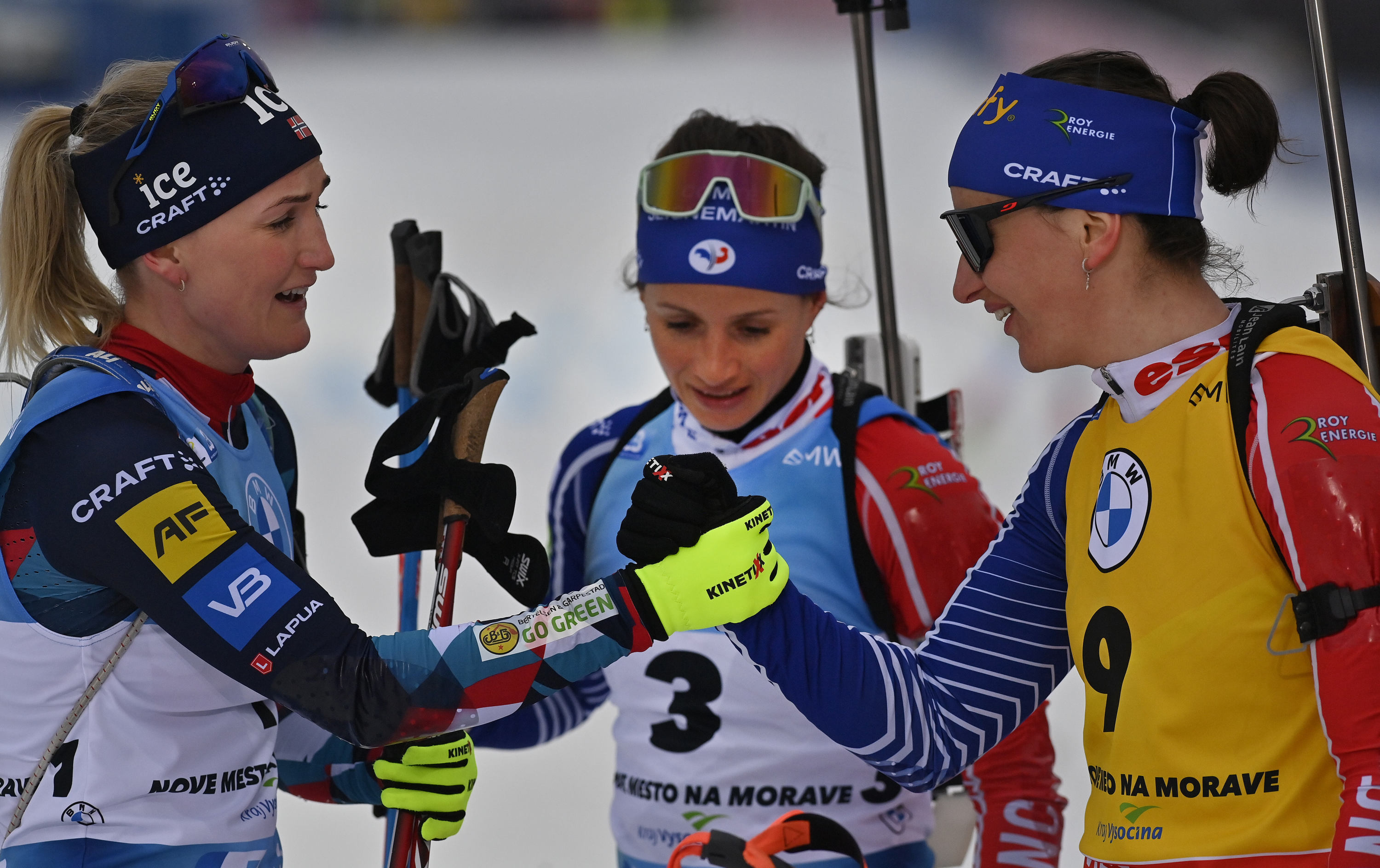 Biathlon : Chevalier-Bouchet sur le podium pour sa dernière course