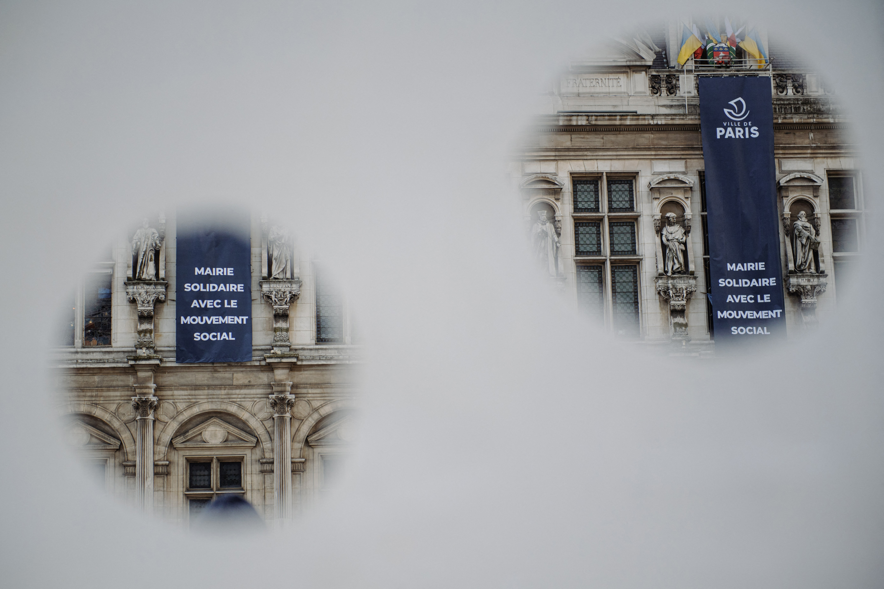 Réforme des retraites : la justice demande à la mairie de Paris de retirer les banderoles de soutien aux grévistes