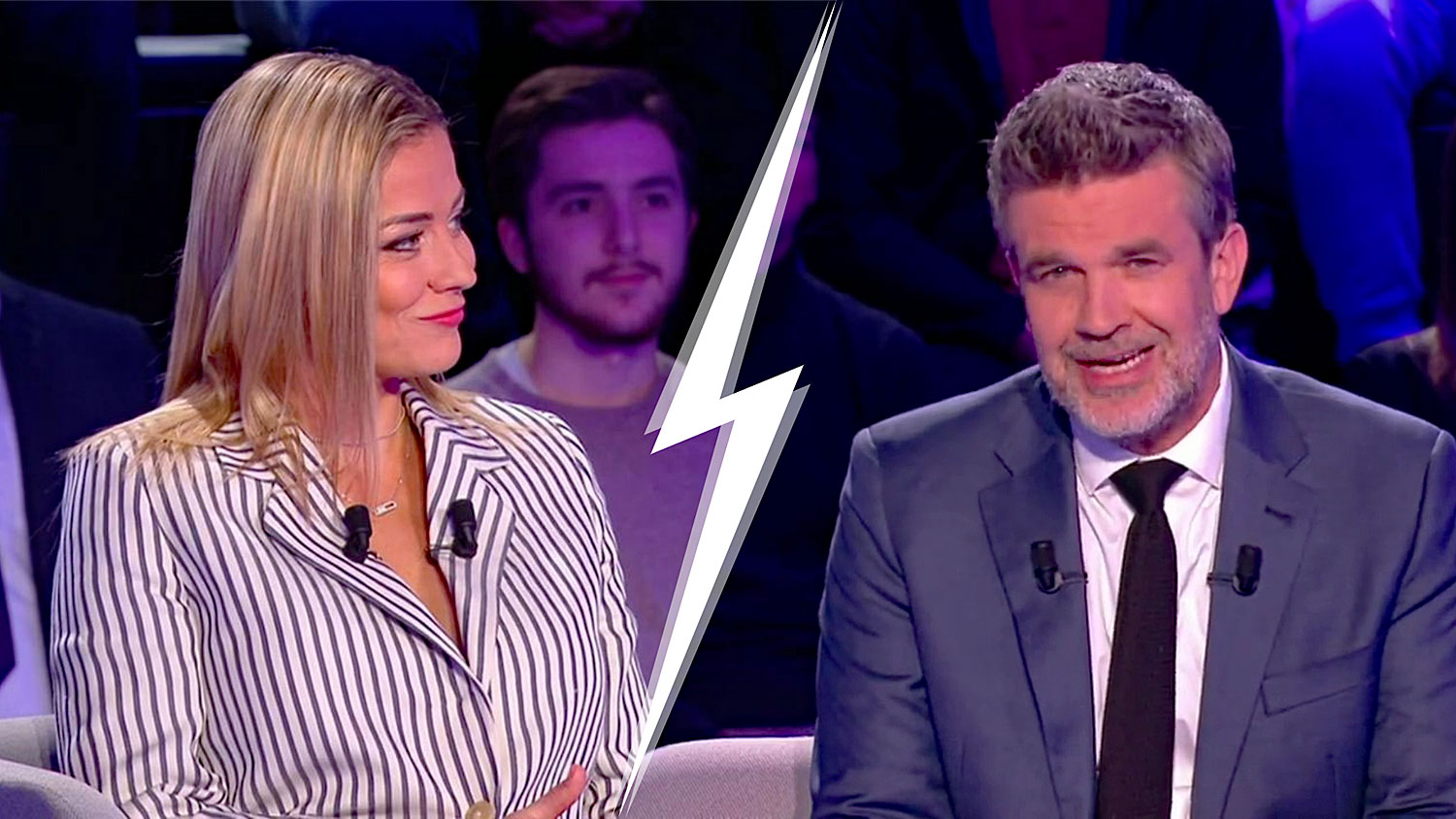 Arrête de me faire passer pour une débile» : Laure Boulleau recadre Hervé  Mathoux en direct