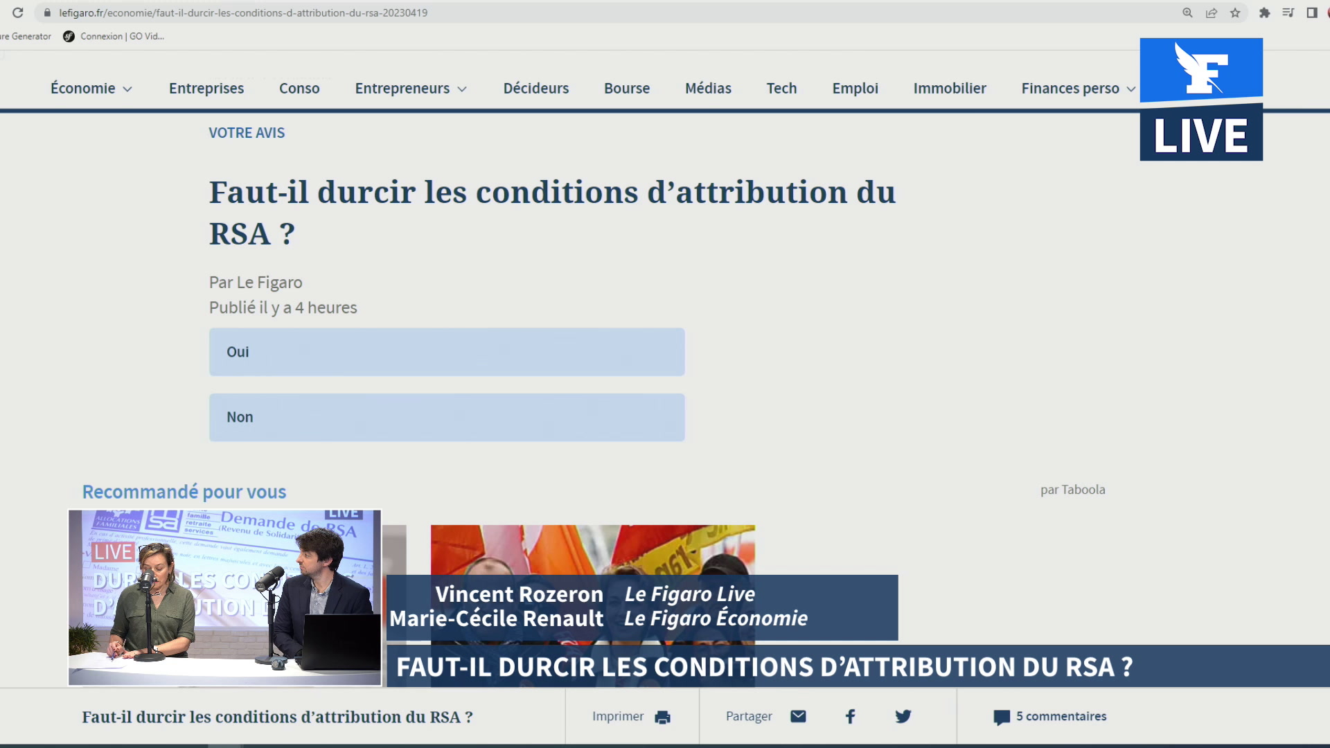 Les Cahiers Du Rsa Page De Garde RSA : les 15 à 20 heures d'activité ne figureront «pas dans la loi» mais seront un objectif individualisé, dit Dussopt