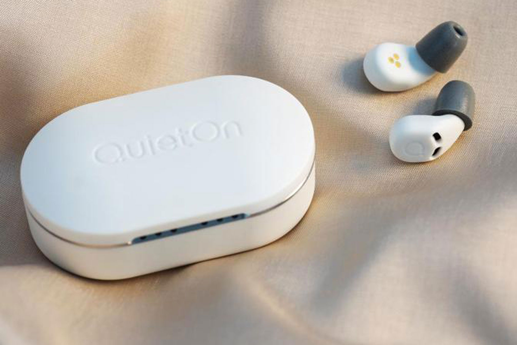 QuietOn : les bouchons d'oreilles anti-bruit actif