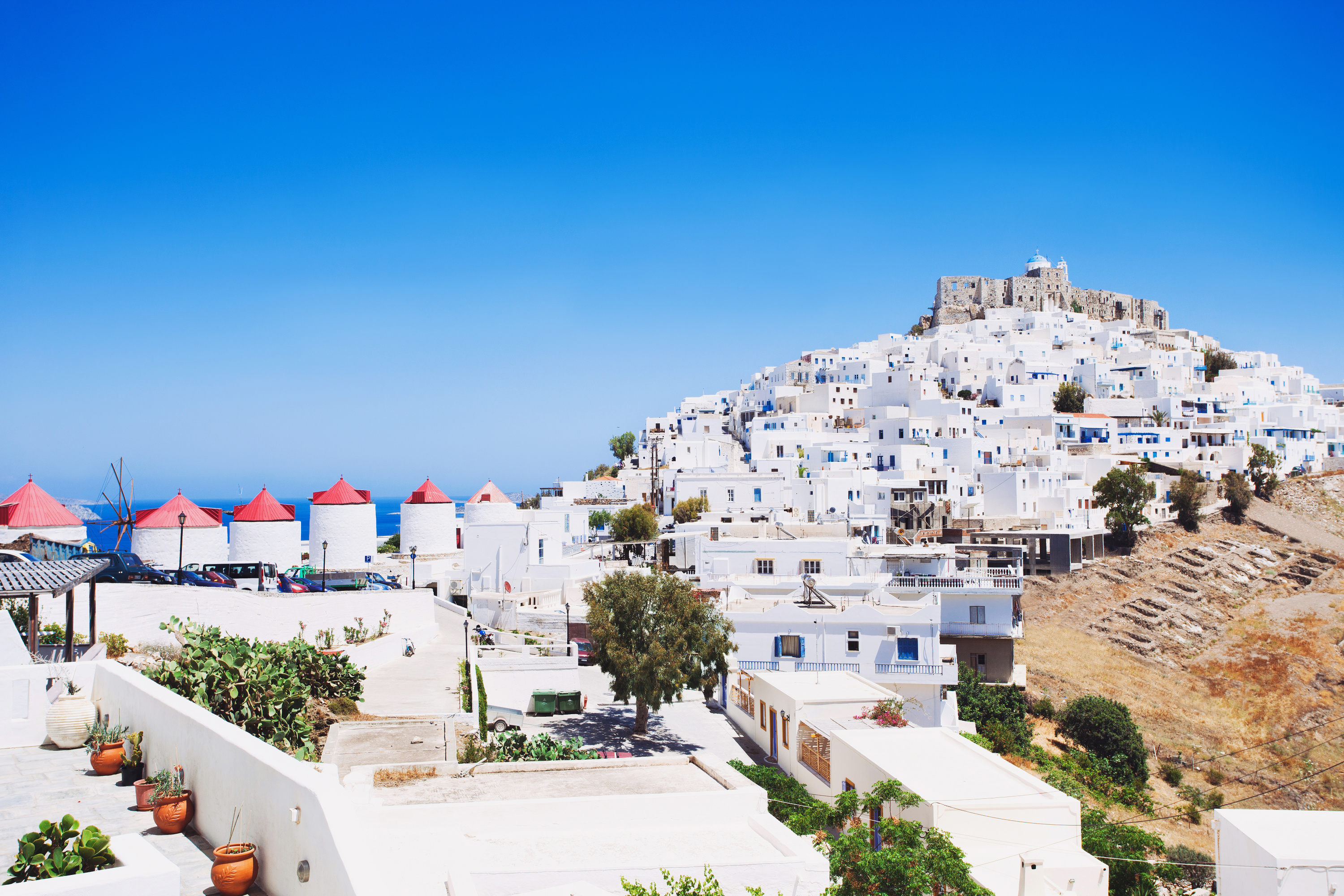 Vue panoramique d'Astypalée