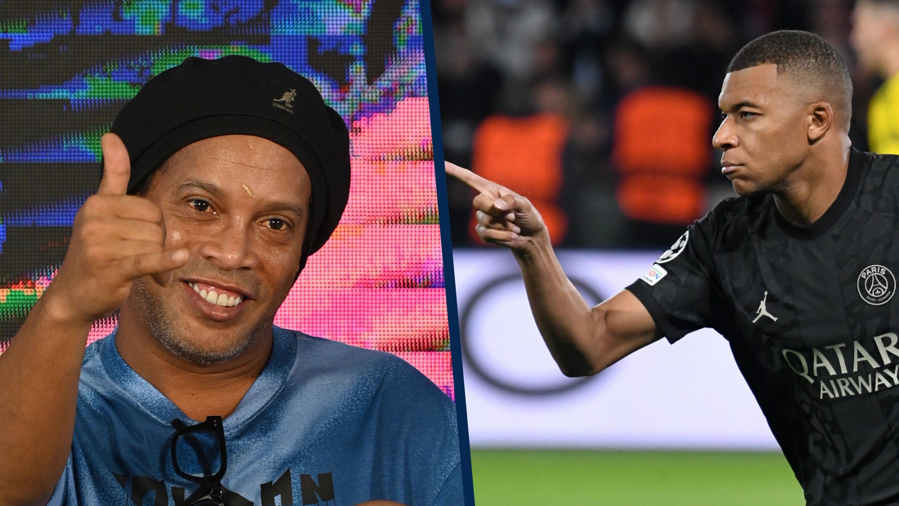 Mbappé Ballon d'Or au PSG, c'est Ronaldinho qui le dit - Foot 01