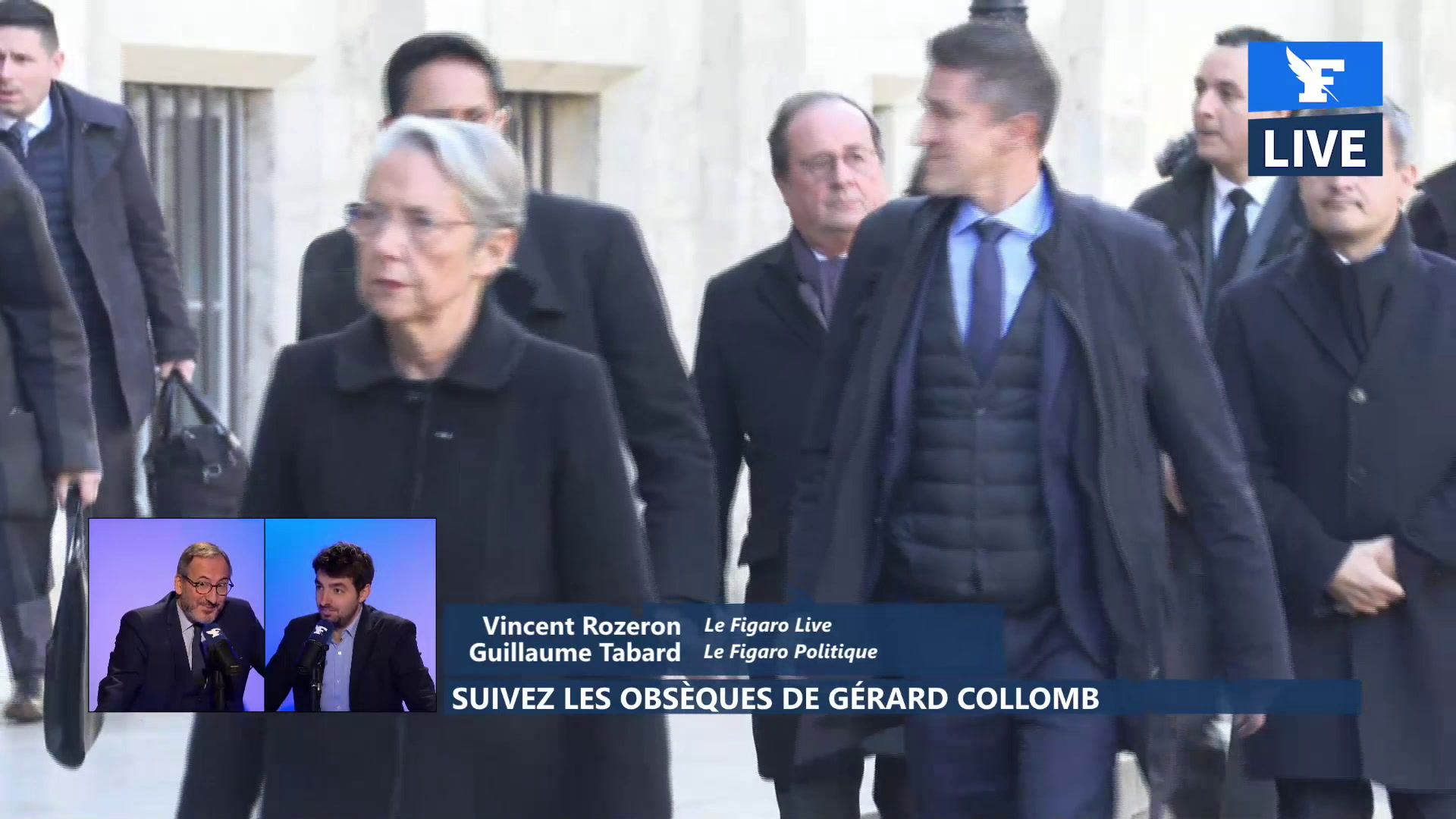 En direct. Drapeaux en berne à Lyon : la classe politique et les Lyonnais  pleurent Gérard Collomb