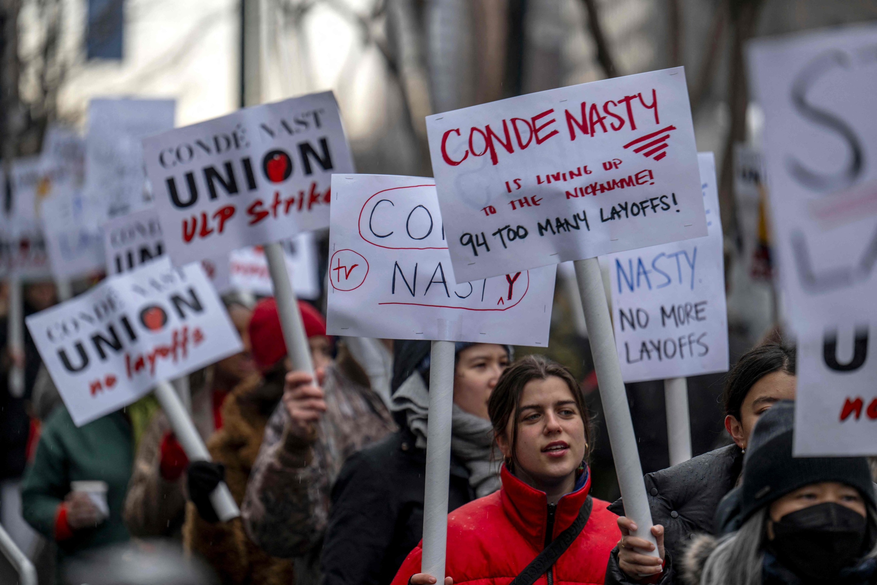 400 employés du groupe Condé Nast en débrayage aux États-Unis