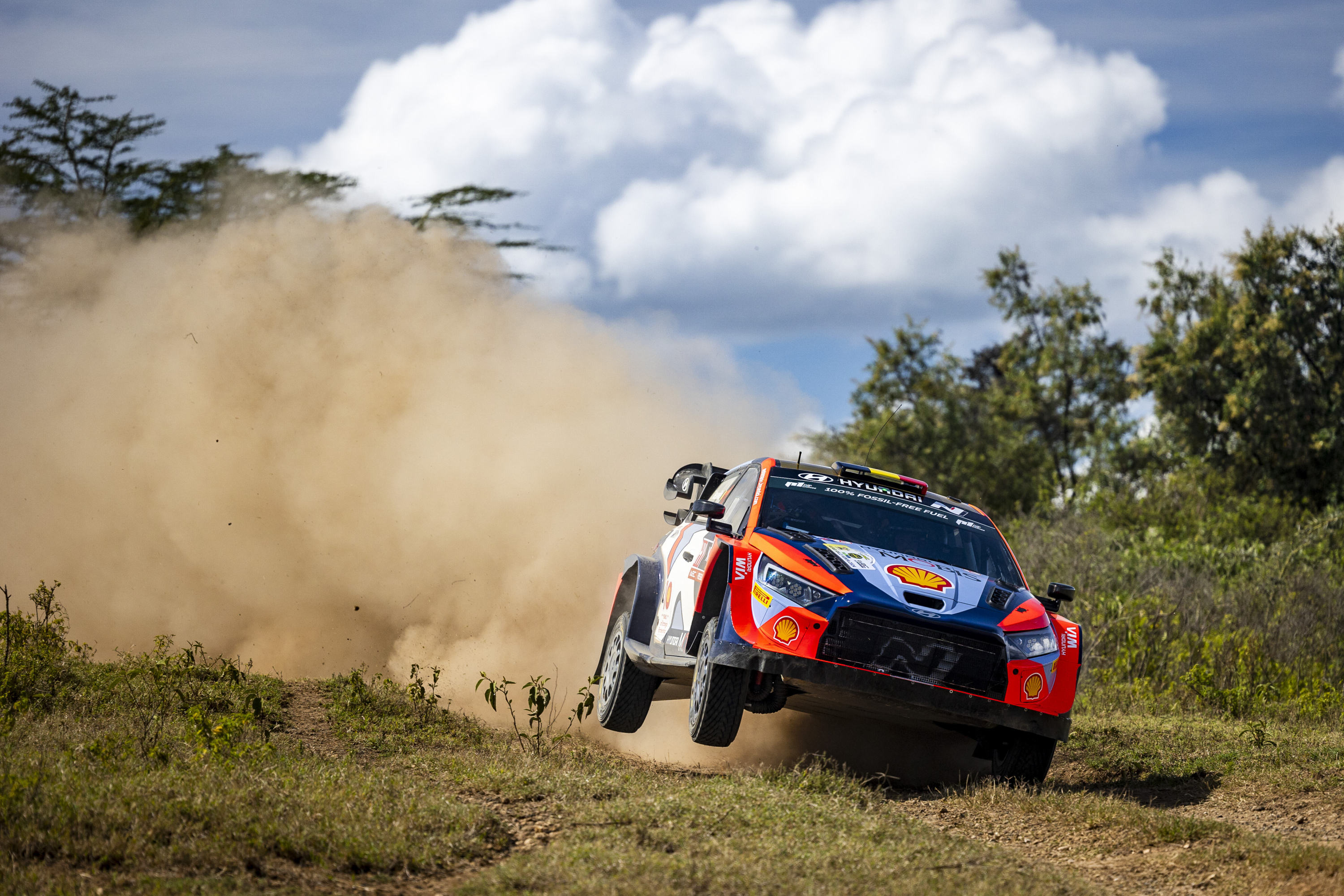 WRC: Thierry Neuville (Hyundai) en tête du rallye du Kenya