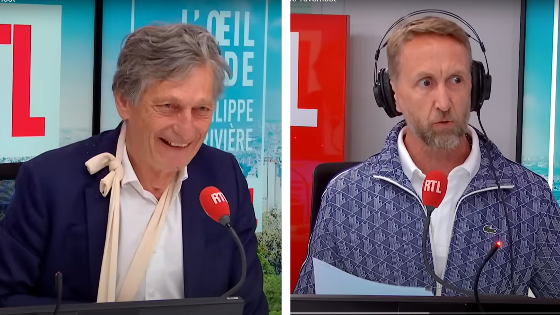 Gâteaux secs périmés et eau du robinet : Philippe Caverivière s’amuse de la radinerie de Nicolas de Tavernost sur RTL